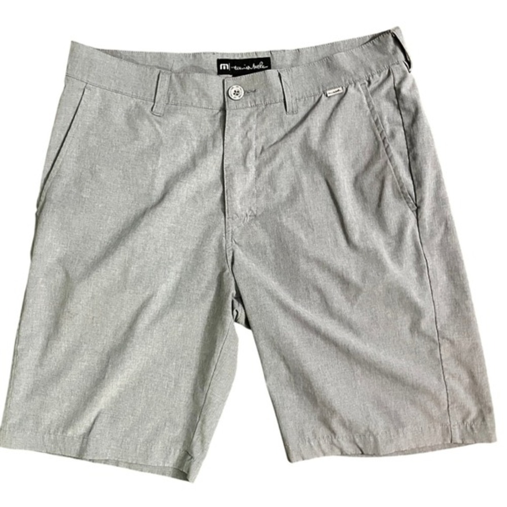 Travis Mathew Golf Shorts Hybrid Lightweight‎ Gray Size 32